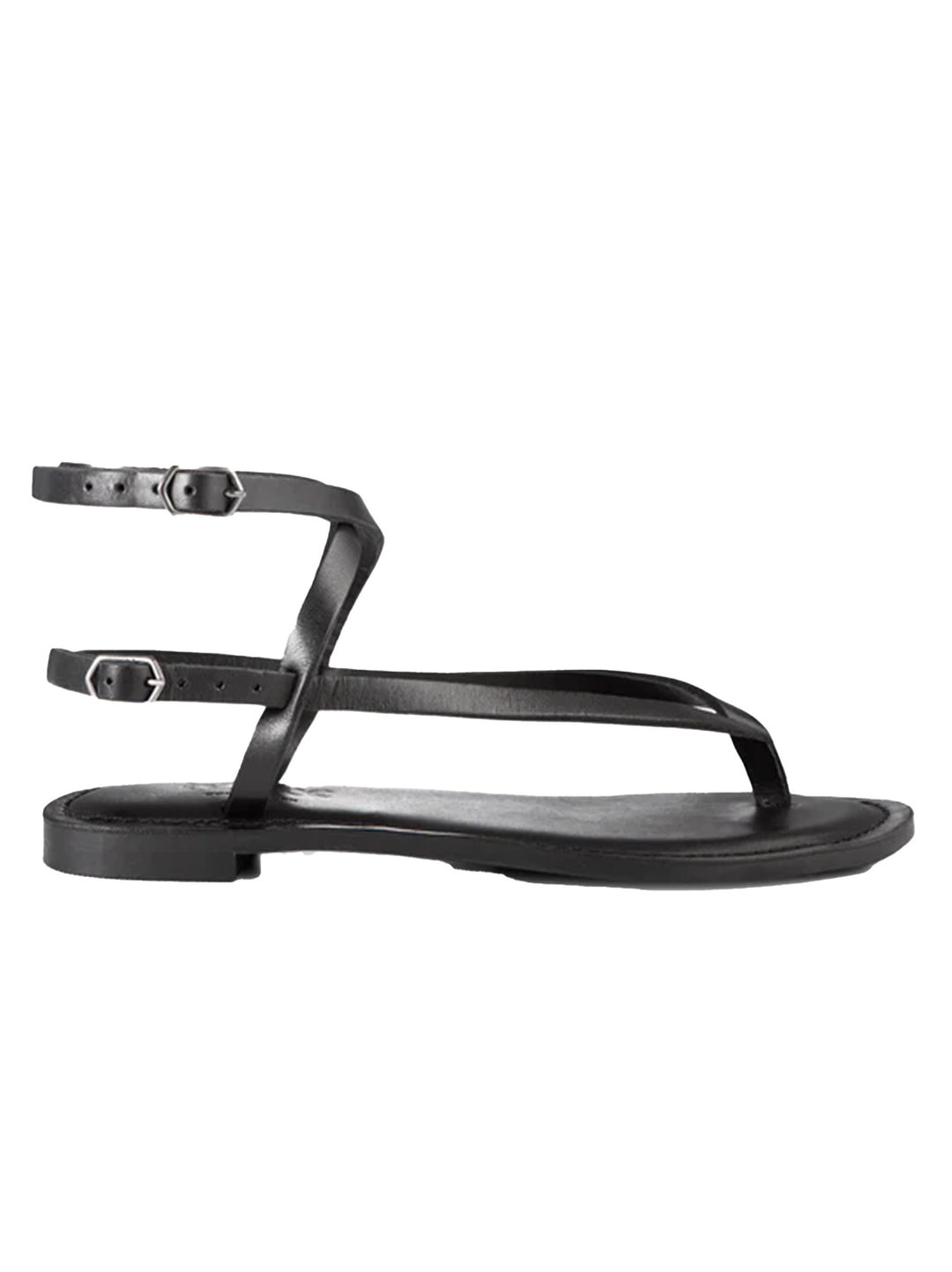 Ivylee Copenhagen olive anilin black-DAMES SCHOENEN-Zwart