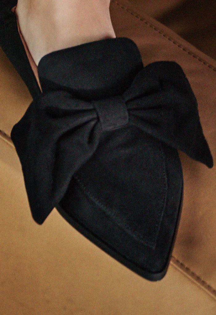 Ivylee Copenhagen SIA loafer-Suede-DAMES SCHOENEN-Zwart