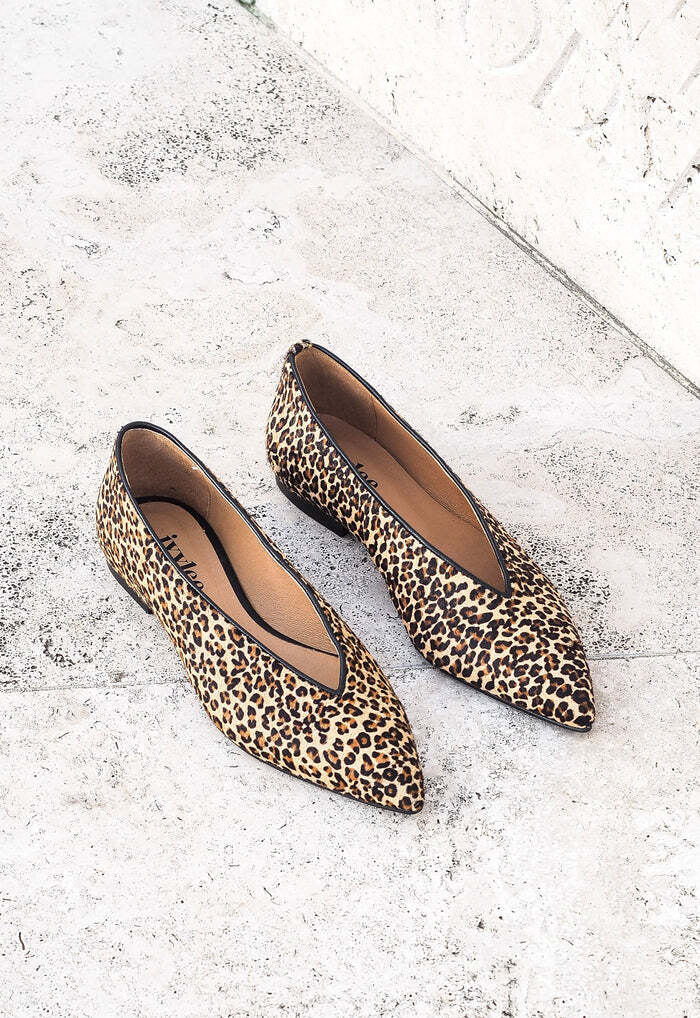 Ivylee Copenhagen sony leopard-DAMES SCHOENEN-Bruin