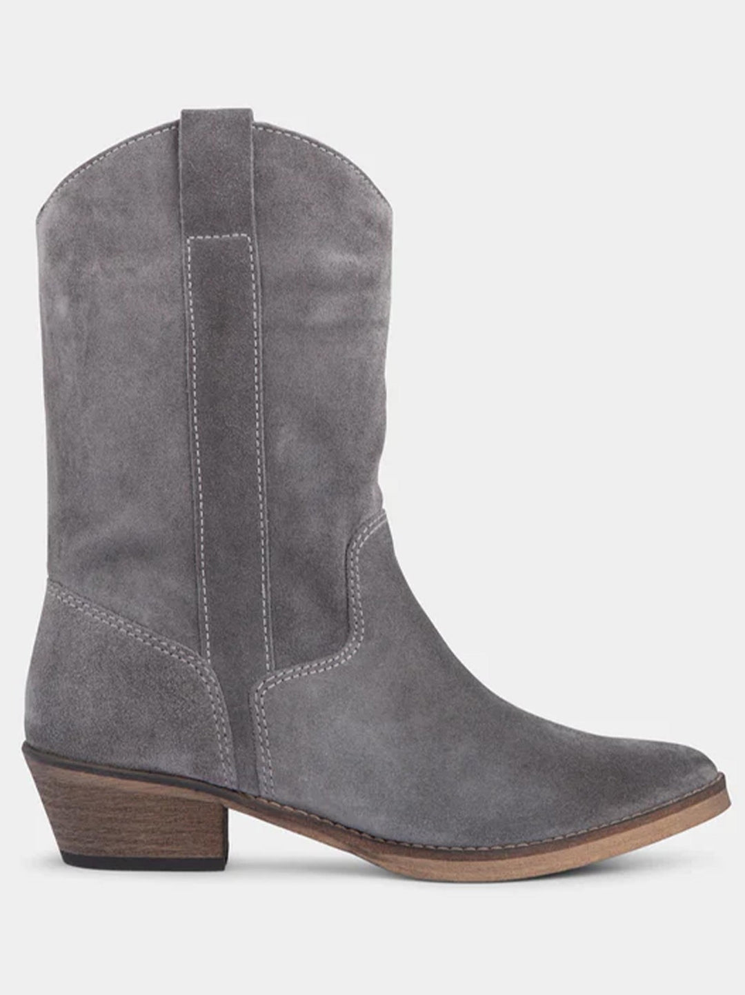 Ivylee Copenhagen TRACY suede-Bovenmateriaal: Premium donkergrijs suède leer, bekend om zijn duurzaamheid en verfijnde te