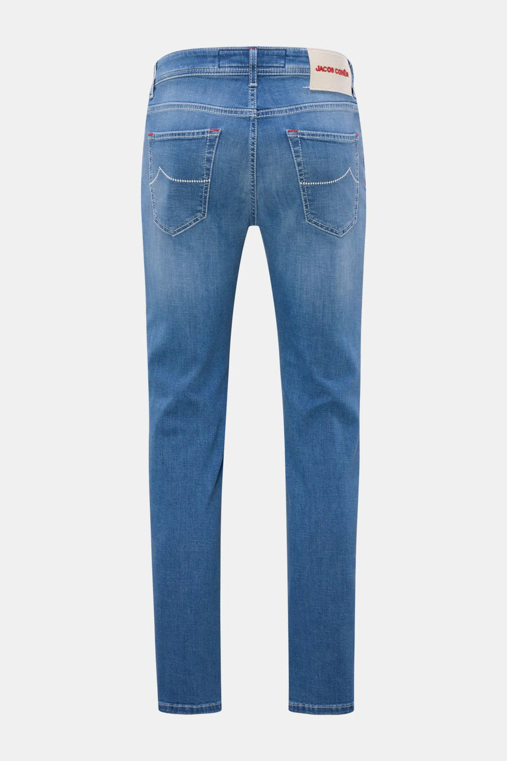 Jacob Cohën 5P Super slim fit Nick Slim-94% Katoen<br />4% Elastomultiester<br />2% Elastaan-HEREN BROEKEN-Blauw