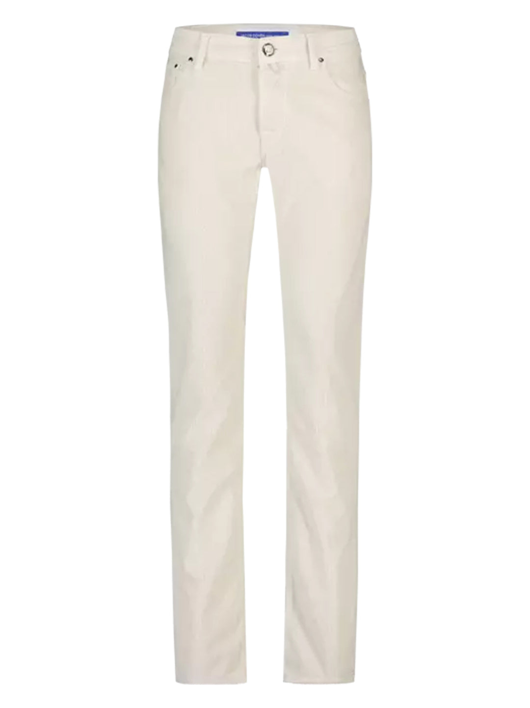 Jacob Cohen BARD 5-pocket broek-98% katoen<br />2% spandex-HEREN BROEKEN-Wit