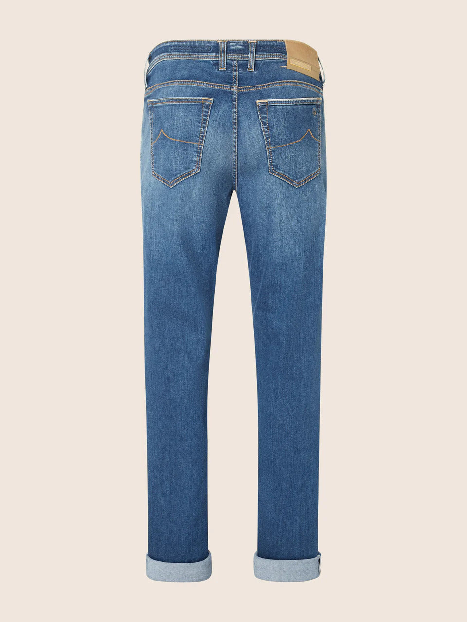 Jacob Cohën Bard 5-Pocket Broek – Beige-92% katoen, 6% ema, 2% elasthaan-HEREN BROEKEN-Blauw