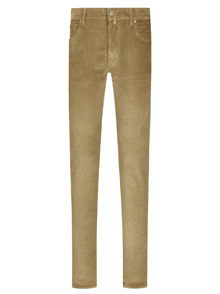 Jacob Cohën Bard Corduroy Broek – Beige-78% katoen, 20% modal, 2% elasthaan-HEREN BROEKEN-Beige