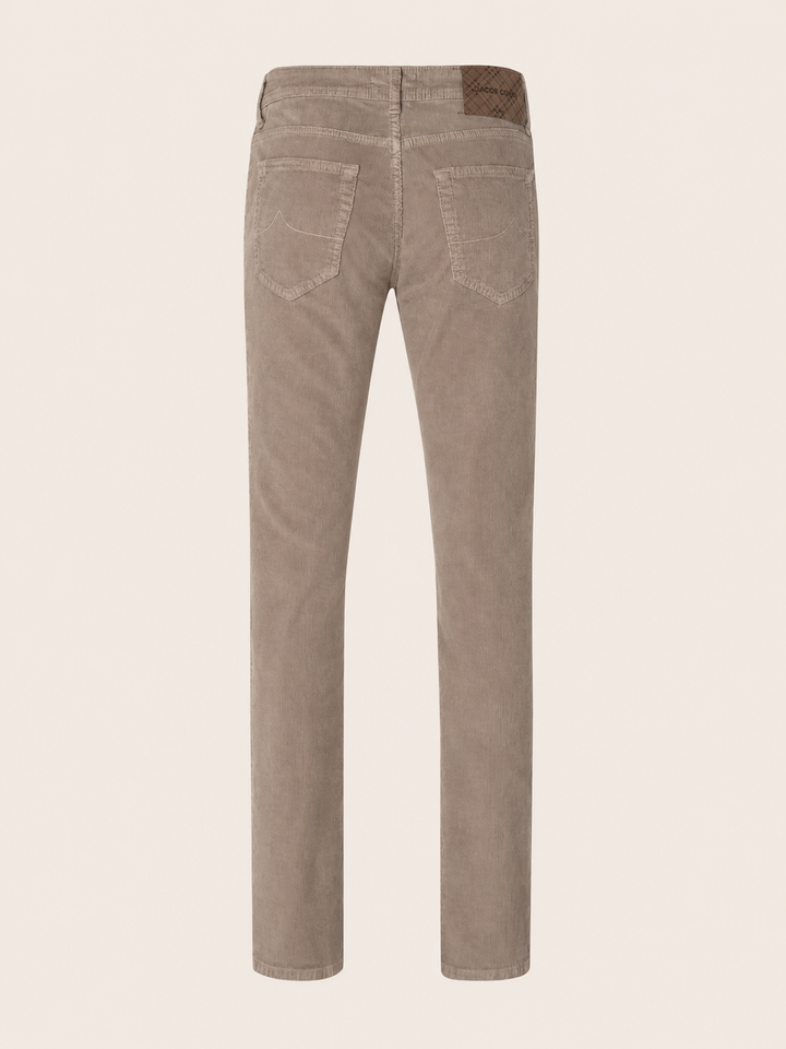 Jacob Cohën Bard Corduroy Broek – Grijs-97% katoen, 3% elastaan-HEREN BROEKEN-Grijs