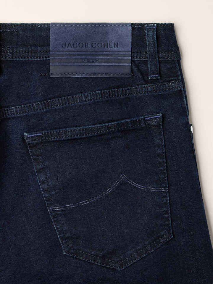 Jacob Cohën Bard Fast Jeans – Blauw-81% katoen, 11% lyocell, 6% elastomultiester, 2% elasthaan-HEREN BROEKEN-Blauw