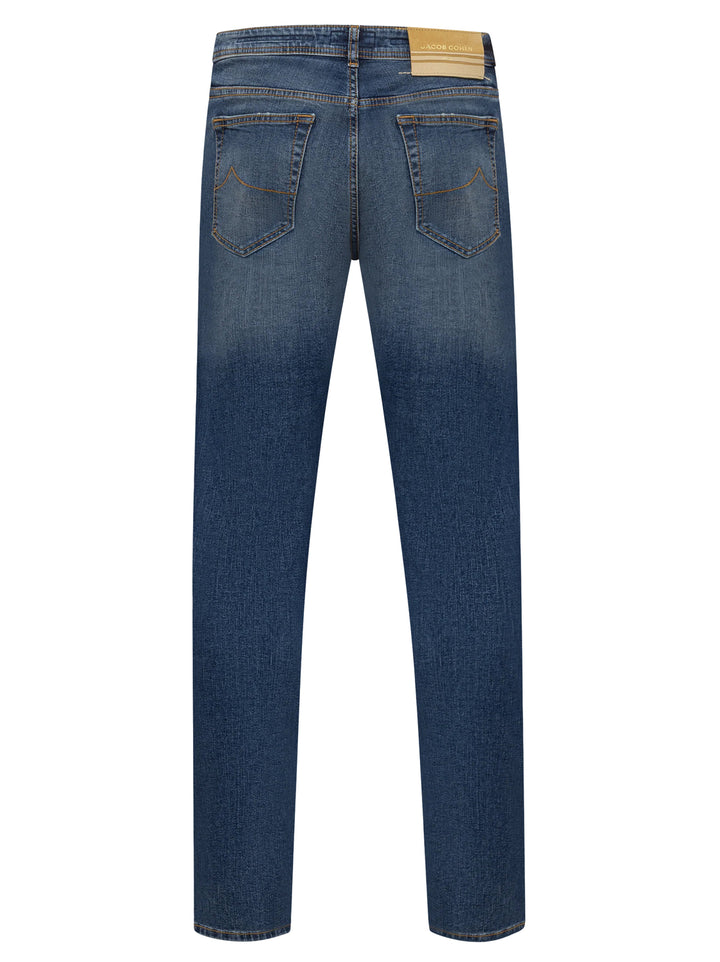 Jacob Cohën Bard Jeans – Blauw-85% katoen, 14% polyester, 1% elasthaan-HEREN BROEKEN-Blauw