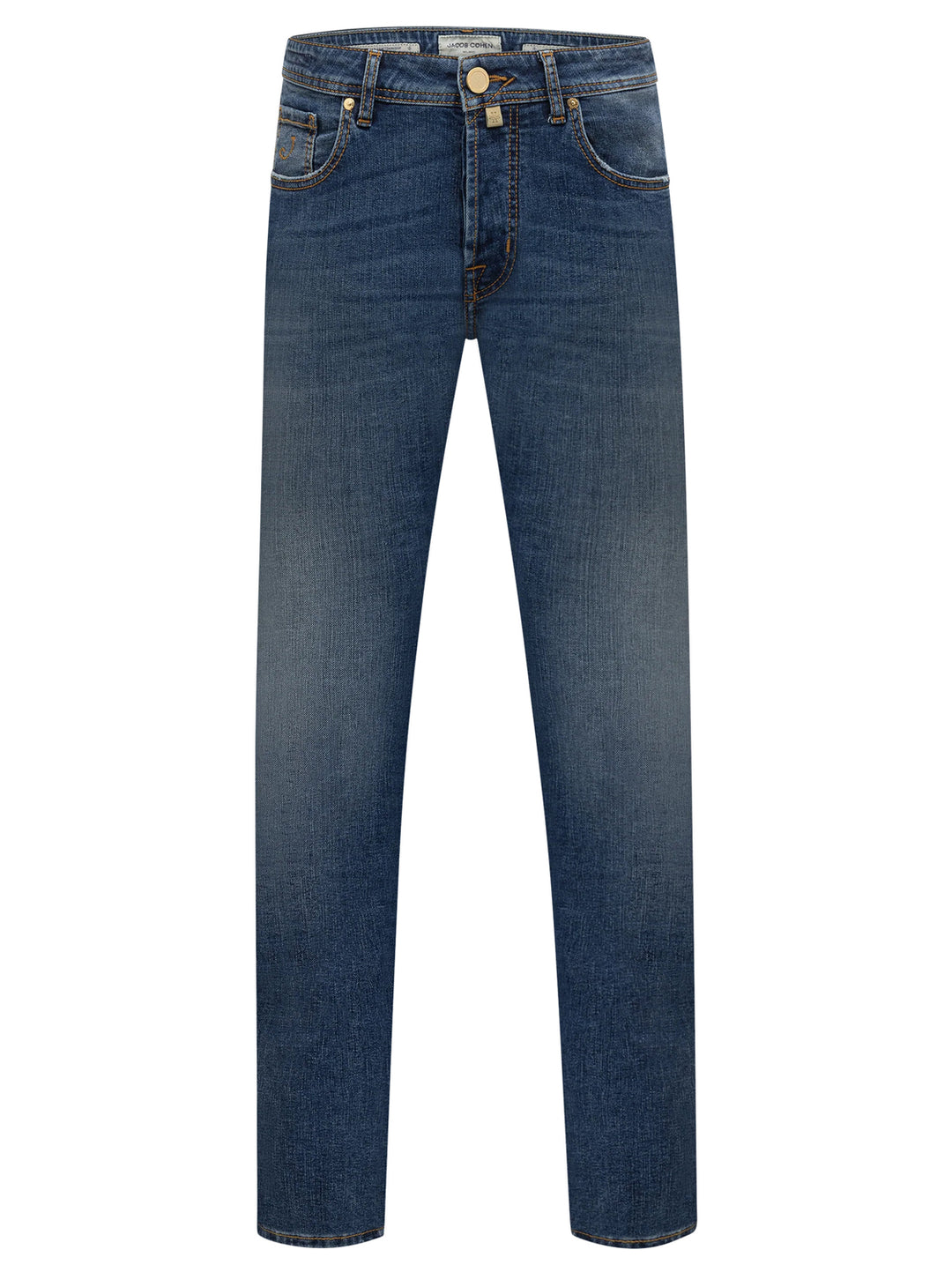 Jacob Cohën Bard Jeans – Blauw-85% katoen, 14% polyester, 1% elasthaan-HEREN BROEKEN-Blauw