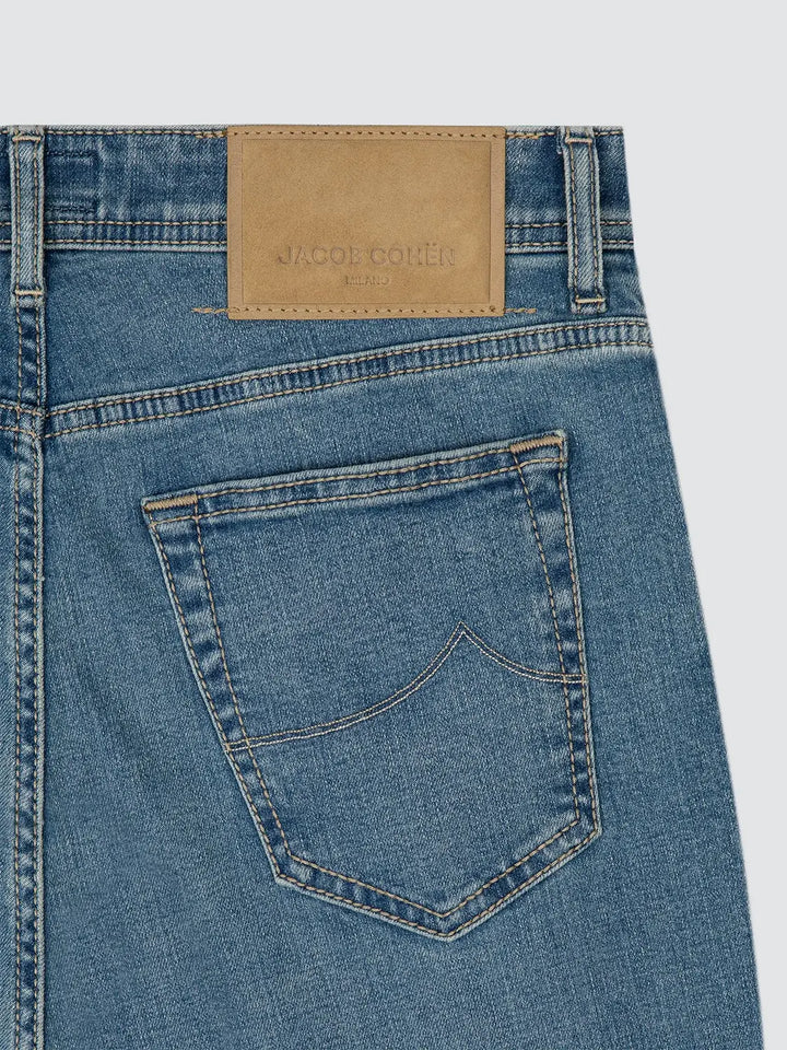 Jacob Cohën Bard Jeans – Blauw-99% katoen, 1% elastaan-HEREN BROEKEN-Blauw