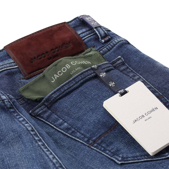 Jacob Cohën Bard Jeans – Blauw-99% katoen, 1% elasthaan-HEREN BROEKEN-Blauw