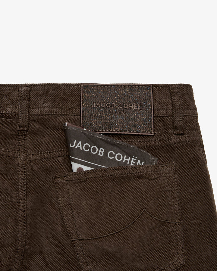 Jacob Cohën Bard Jeans – Bruin-98% katoen, 2% elasthaan-HEREN BROEKEN-Bruin