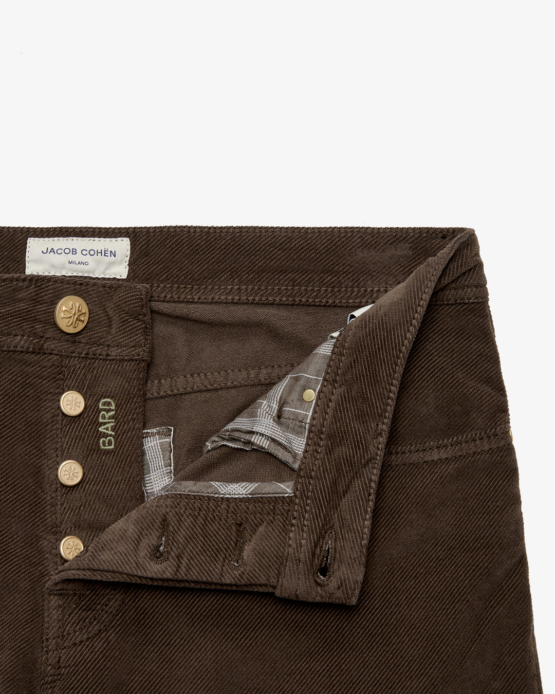 Jacob Cohën Bard Jeans – Bruin-98% katoen, 2% elasthaan-HEREN BROEKEN-Bruin