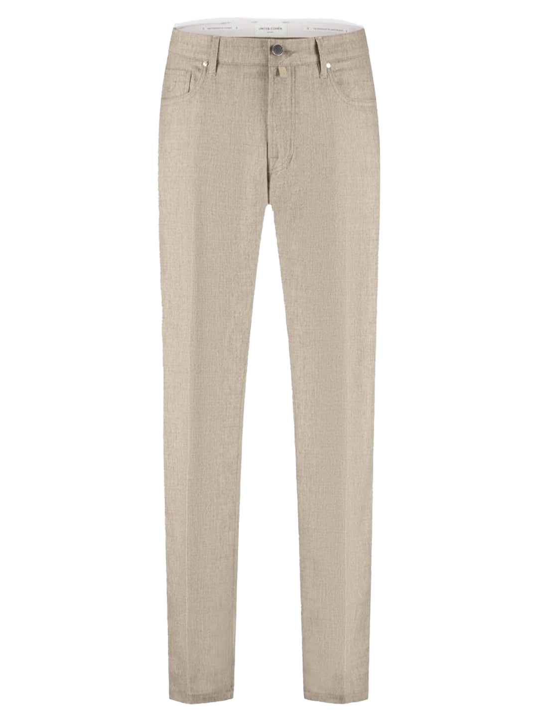 Jacob Cohën Bard Wollen Pantalon – Beige-99% wol, 1% elasthaan-HEREN BROEKEN-Beige