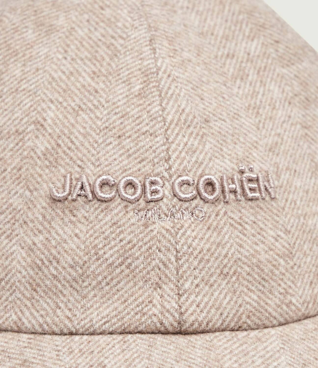 Jacob Cohën Baseball Pet – Beige-70% polyester, 30% wol-HEREN ACCESSOIRES-Beige
