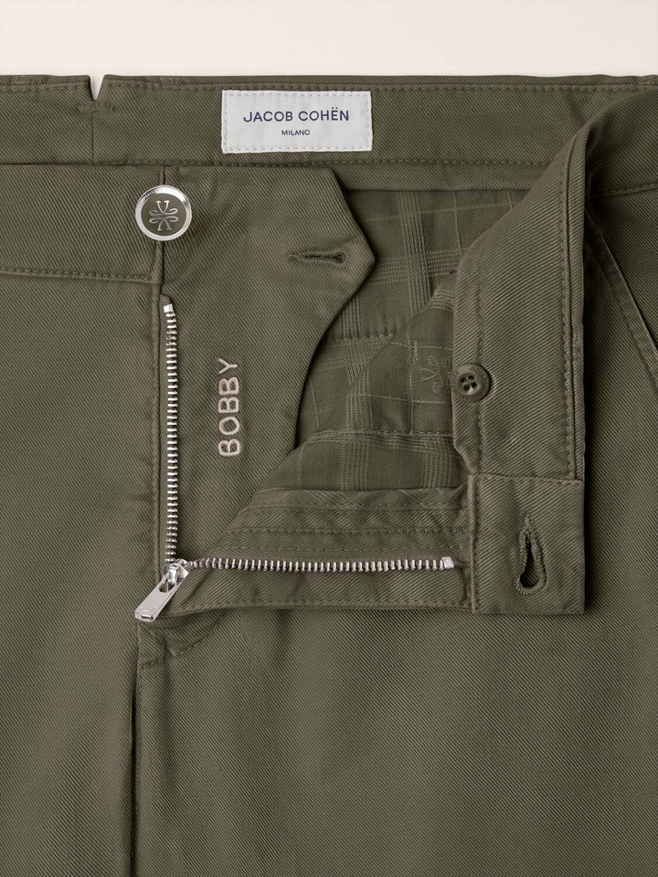 Jacob Cohën Bobby Chino – Beige-49% katoen, 49% lyocell, 2% elasthaan-HEREN BROEKEN-Beige