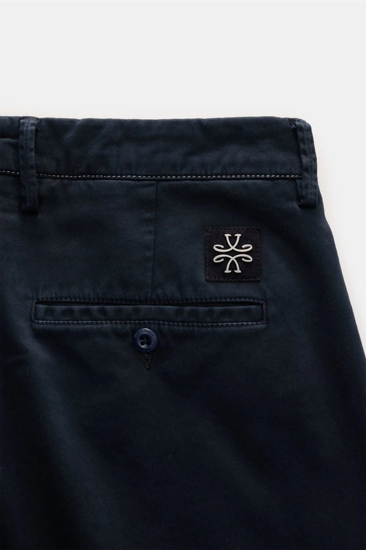 Jacob Cohën Bobby Slim Chino – Blauw-43% modal, 27% lycra, 27% katoen, 3% elastaan-HEREN BROEKEN-Blauw