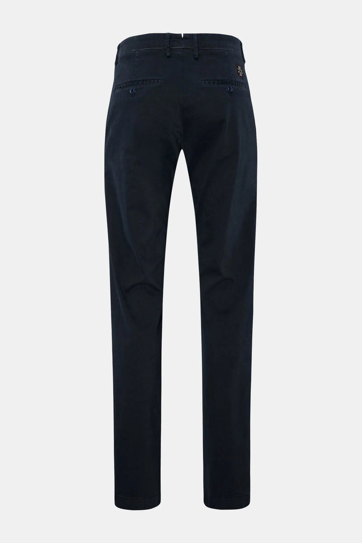 Jacob Cohën Bobby Slim Chino – Blauw-43% modal, 27% lycra, 27% katoen, 3% elastaan-HEREN BROEKEN-Blauw