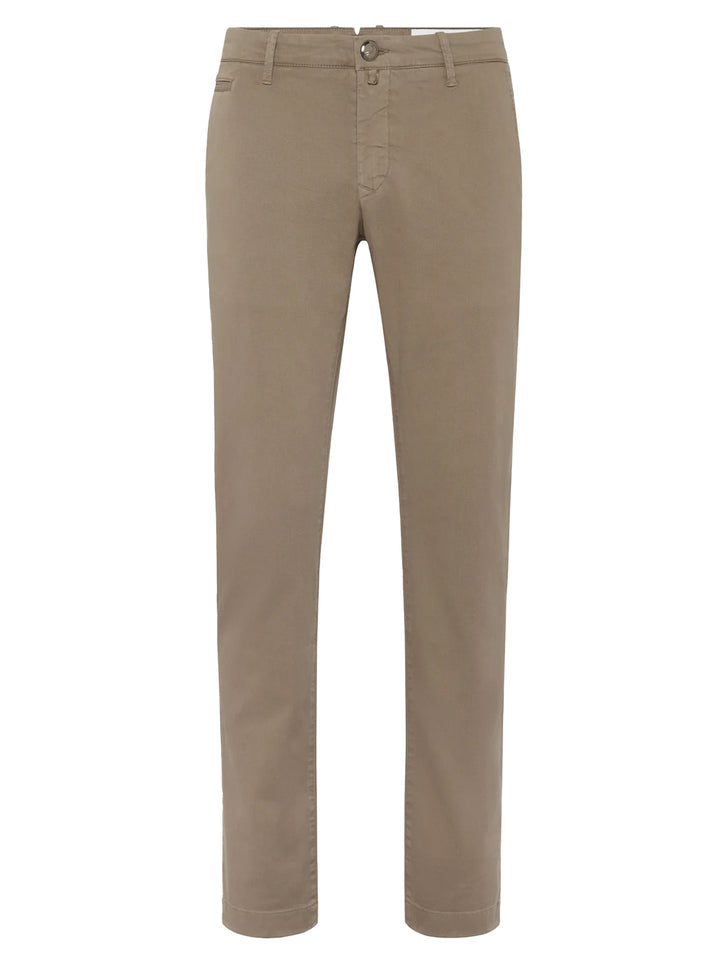 Jacob Cohën Bobby Slim Chino – Grijs-98% katoen, 2% elastaan-HEREN BROEKEN-Grijs