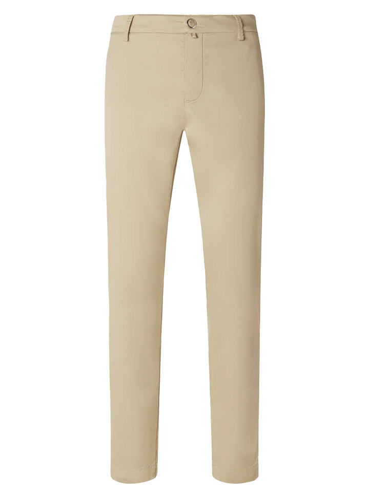 Jacob Cohën Bobby Slim Fit Chino – Beige-55% katoen, 42% lycra, 3% elastaan-HEREN BROEKEN-Beige