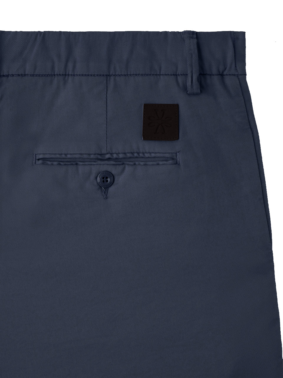 Jacob Cohën Bobby Slim Fit Chino – Blauw-55% katoen, 42% lycra, 3% elastaan-HEREN BROEKEN-Blauw