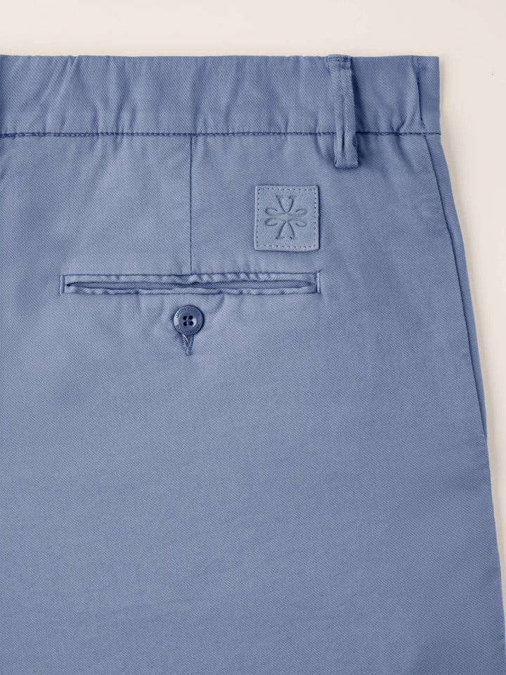 Jacob Cohën Bobby slim fit chino – Blauw-55% katoen, 42% lycra, 3% elastaan-HEREN BROEKEN-Blauw