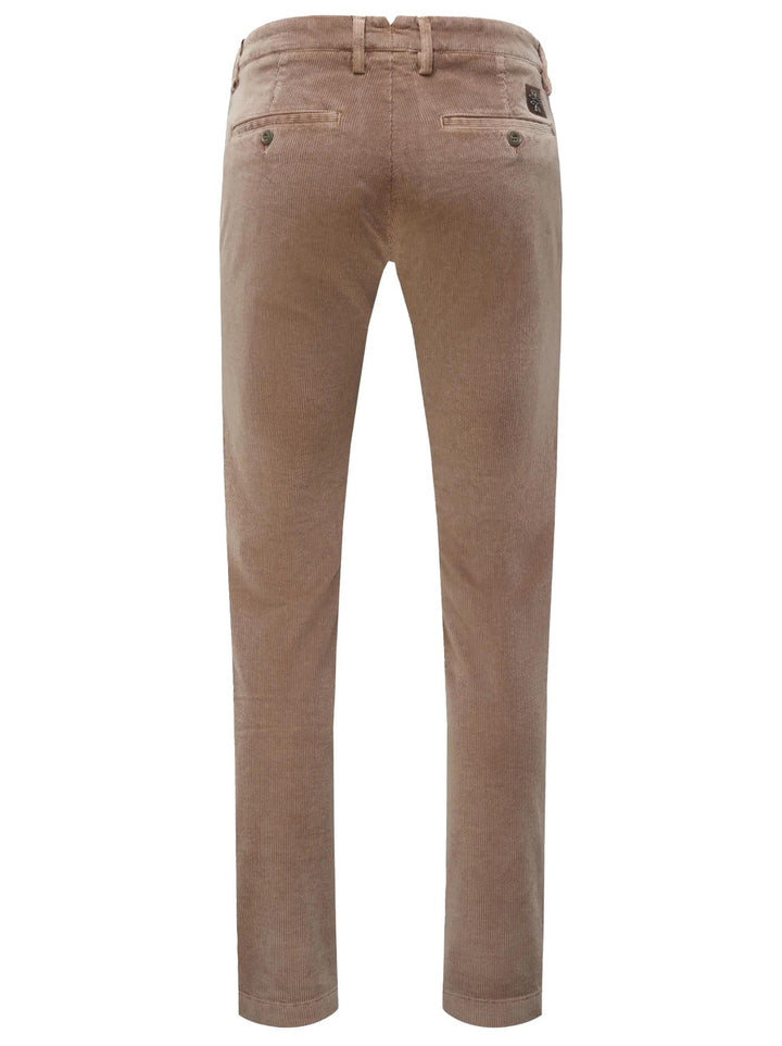 Jacob Cohen BOBBY slimfit Broek corduroy-78% katoen<br />20% Modal<br />2% Spandex-HEREN BROEKEN-Bruin