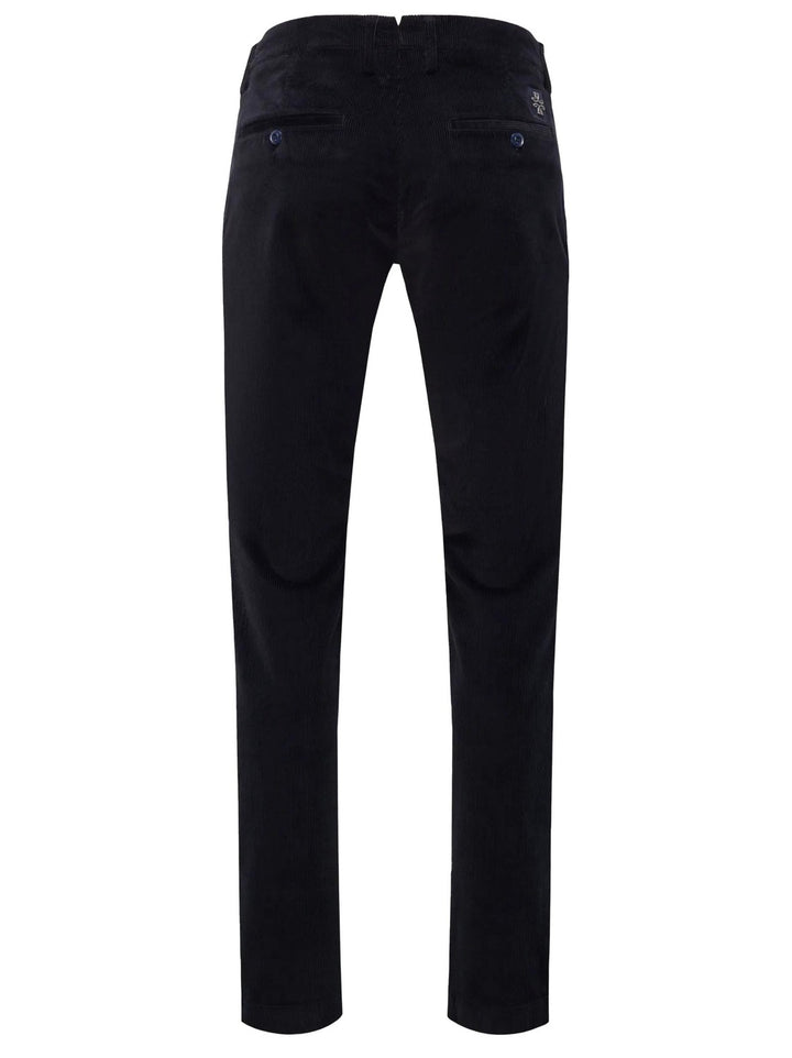 Jacob Cohen BOBBY slimfit Broek corduroy-78% katoen<br />20% Modal<br />2% Spandex-HEREN BROEKEN-Zwart