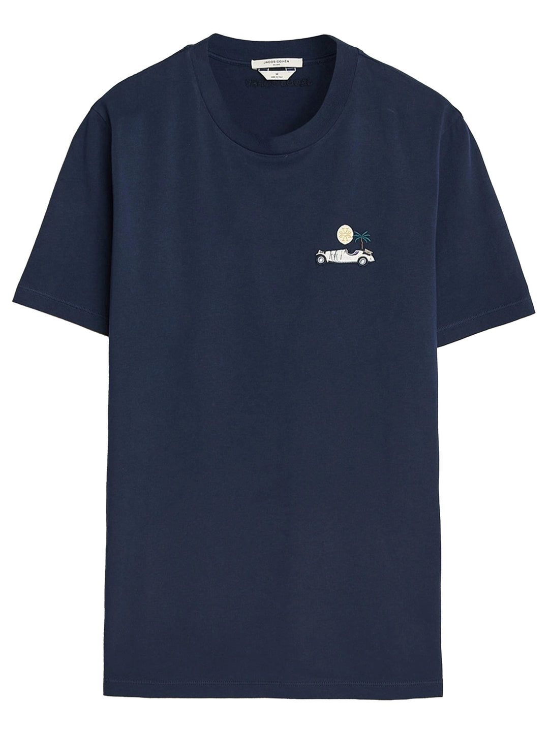 Jacob Cohën Casual T‑Shirt – Blauw-100% katoen-HEREN POLO'S & T-SHIRTS-Blauw