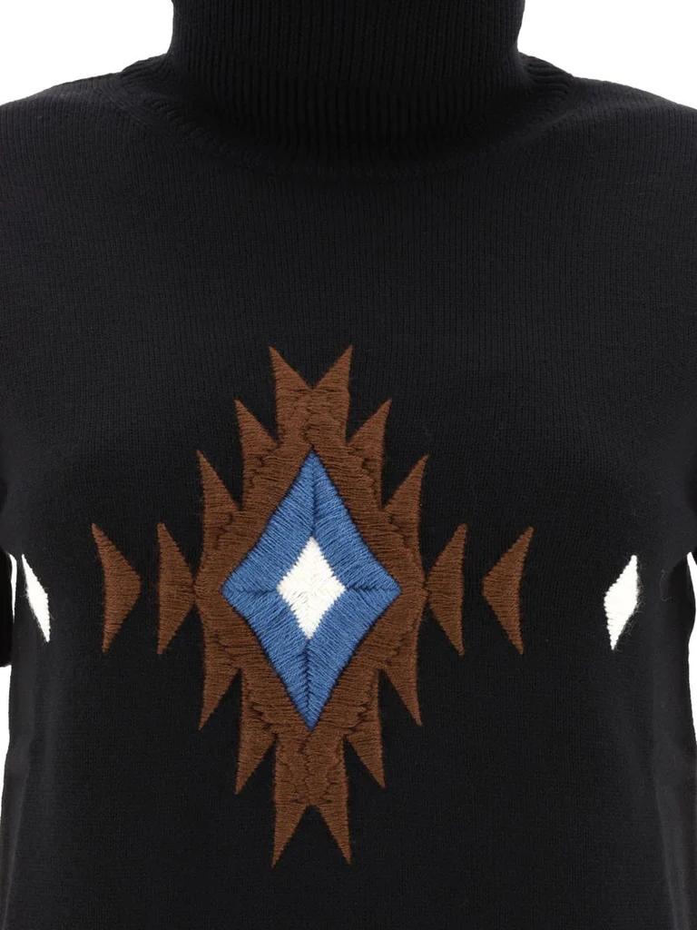 Jacob Cohën coltrui-100% wol-DAMES TRUIEN & VESTEN-Zwart