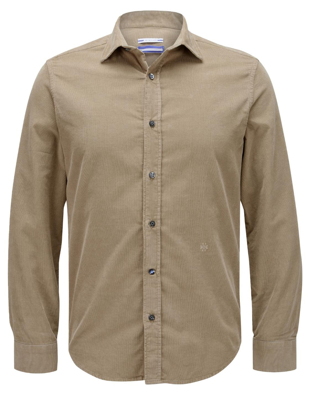 Jacob Cohen corduroy overhemd-100% katoen-HEREN SHIRTS-Bruin