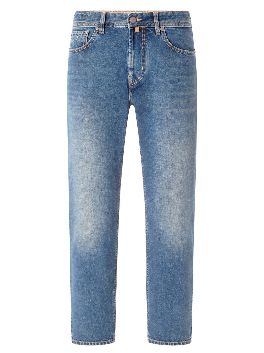 Jacob Cohën Edo Jeans – Blauw-100% katoen-HEREN BROEKEN-Blauw