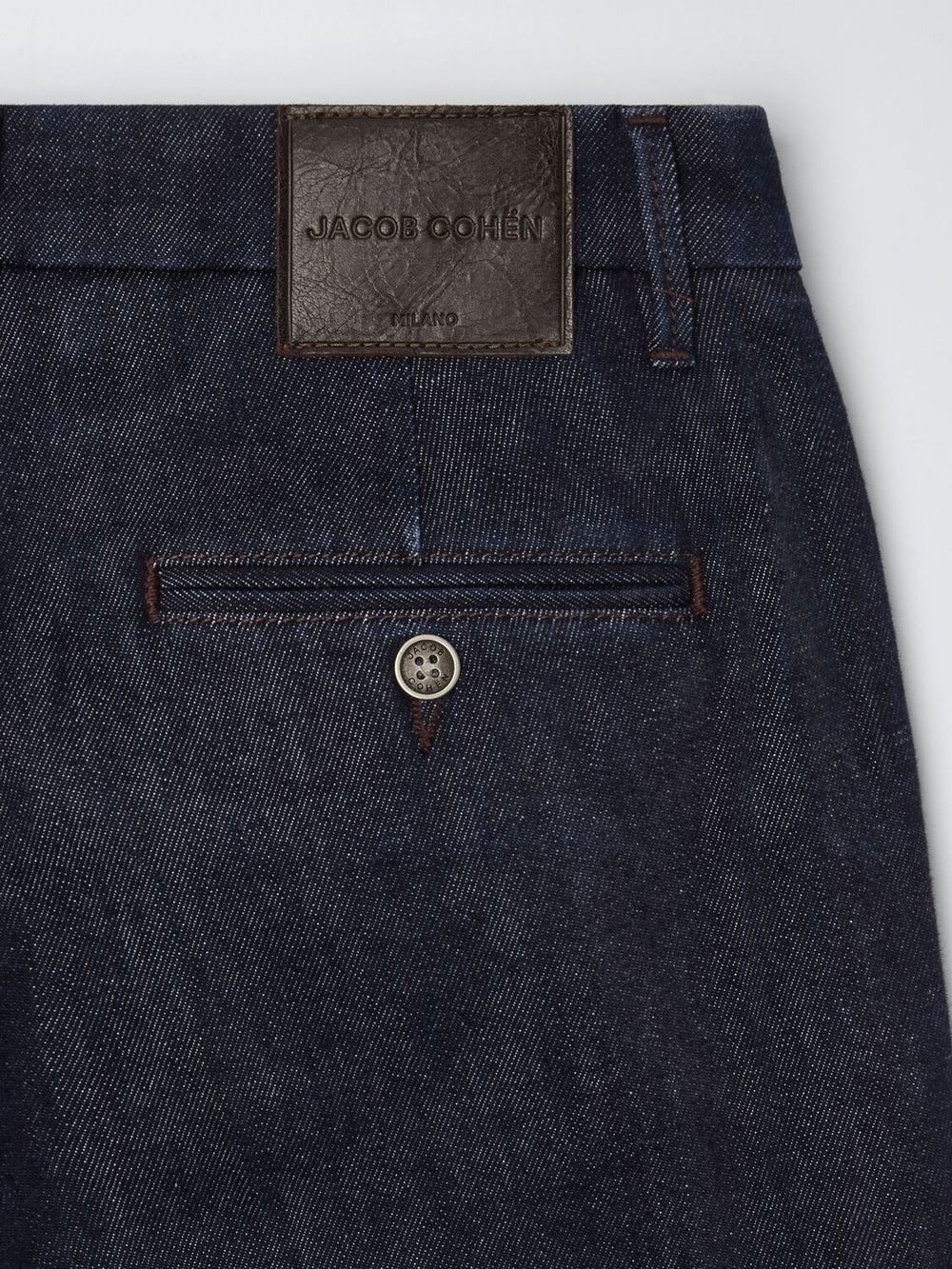 Jacob Cohen Inez katoen-lyocell jeans-79% katoen, 20% lyocell, 1% spandex-DAMES BROEKEN-Blauw