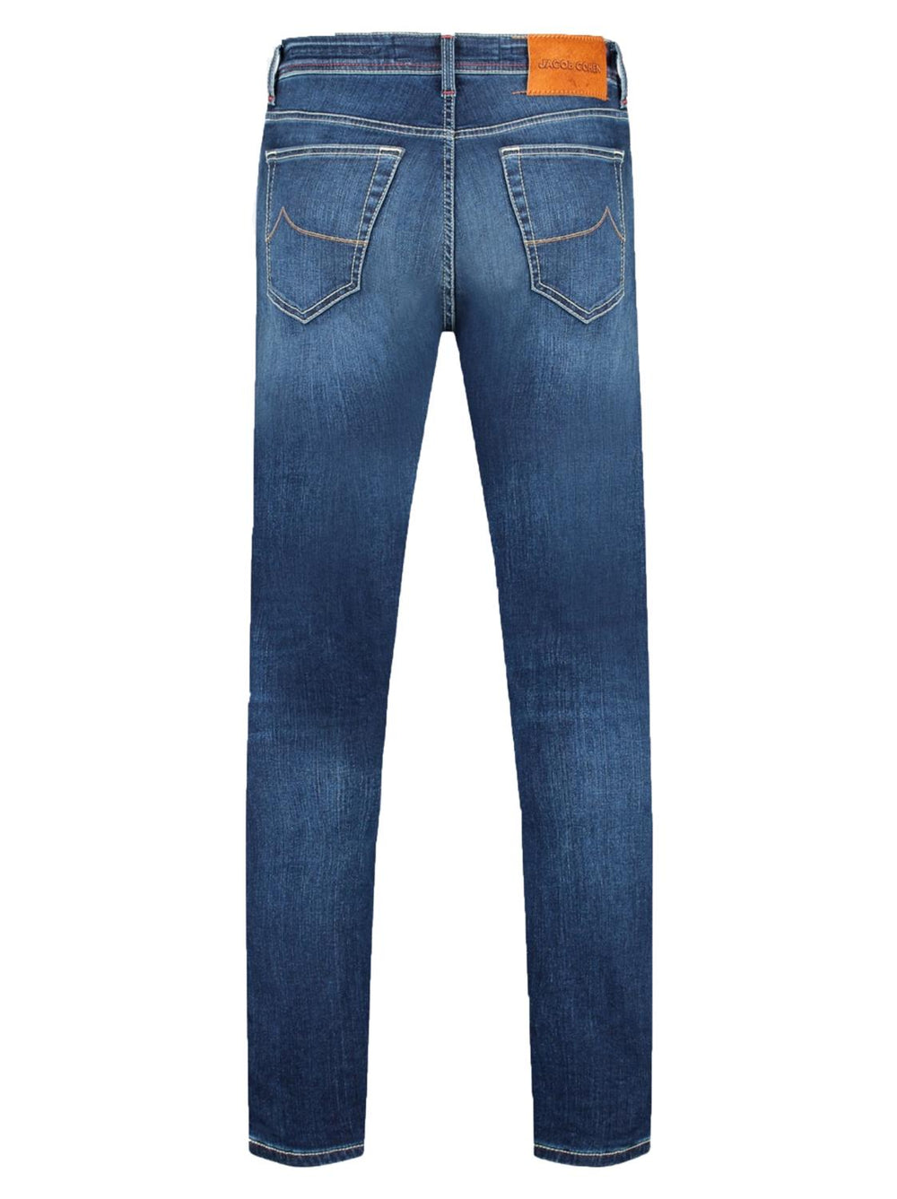Jacob Cohen jeans EDUARD-92% katoen, 6% elastomultiester, 3% elasthaan-HEREN BROEKEN-Blauw