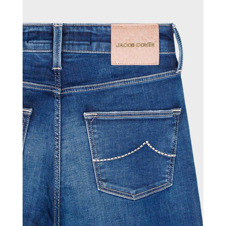 Jacob Cöhen jeans KIMBERLEY-92% katoen, 6% elastomultiester, 2% elasthaan-DAMES BROEKEN-Blauw