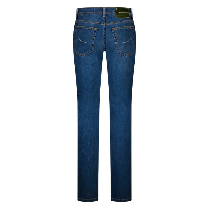 Jacob Cohen jeans Slim Fit Nick-81% Katoen<br />11% Lycocell<br />6% Elastomultiester<br />2% Elastaan-HEREN BROEKEN-Blau