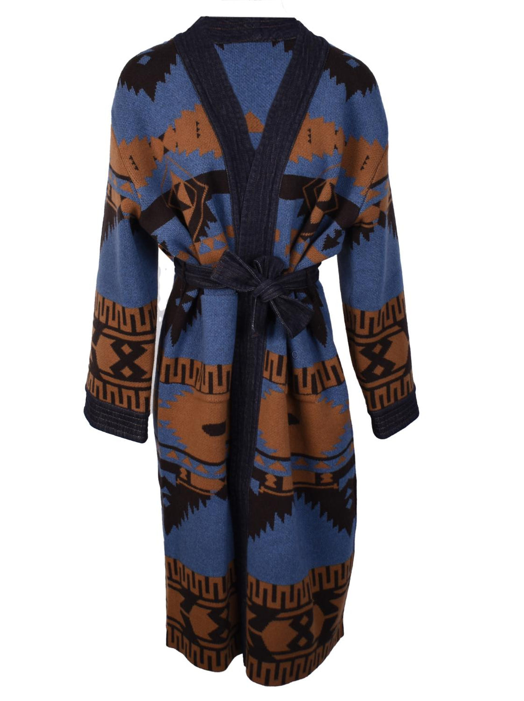 Jacob Cohen manteljas-64% wol, 33% wol, 3% kashmier-DAMES JASSEN & JACKS-Blauw