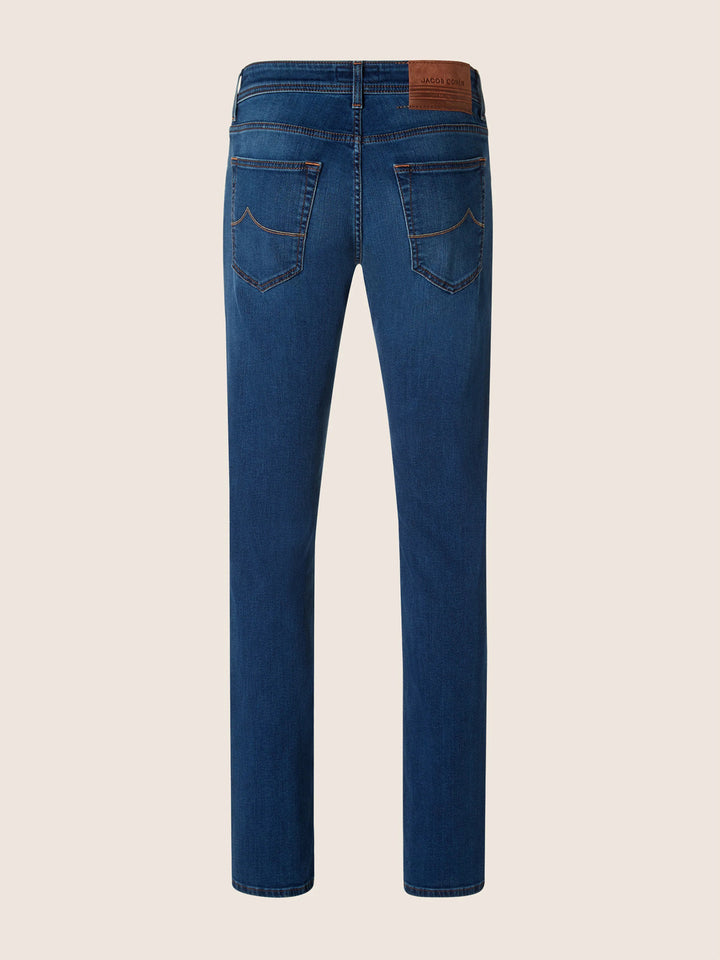 Jacob Cohën Nick Jeans – Blauw-81% katoen, 11% lyocell, 6% elastomultiester, 2% elasthaan-HEREN BROEKEN-Blauw