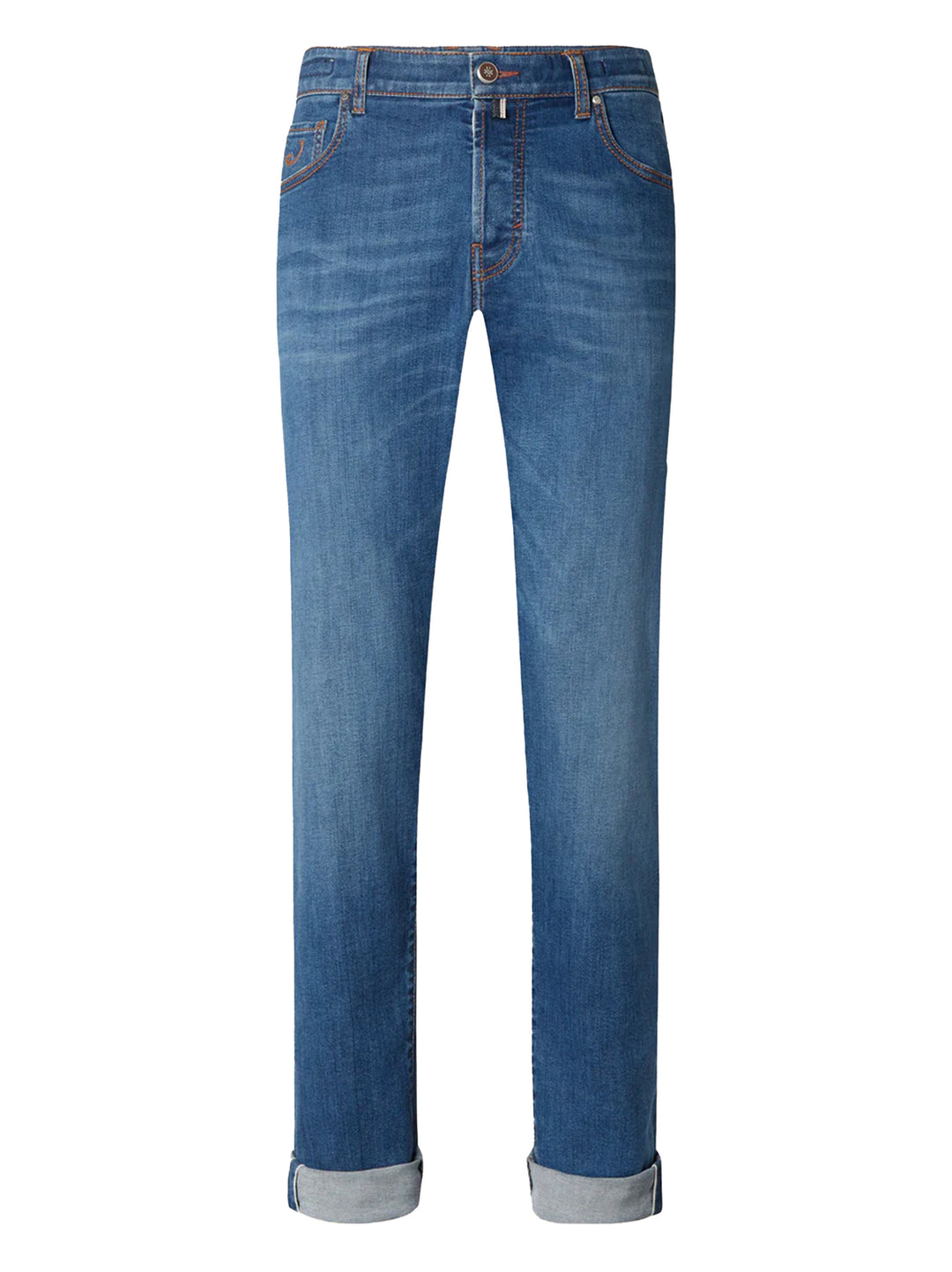 Jacob Cohën Nick Limited Jeans – Blauw-92% katoen, 6% elastomultiester, 2% elastaan-HEREN BROEKEN-Blauw