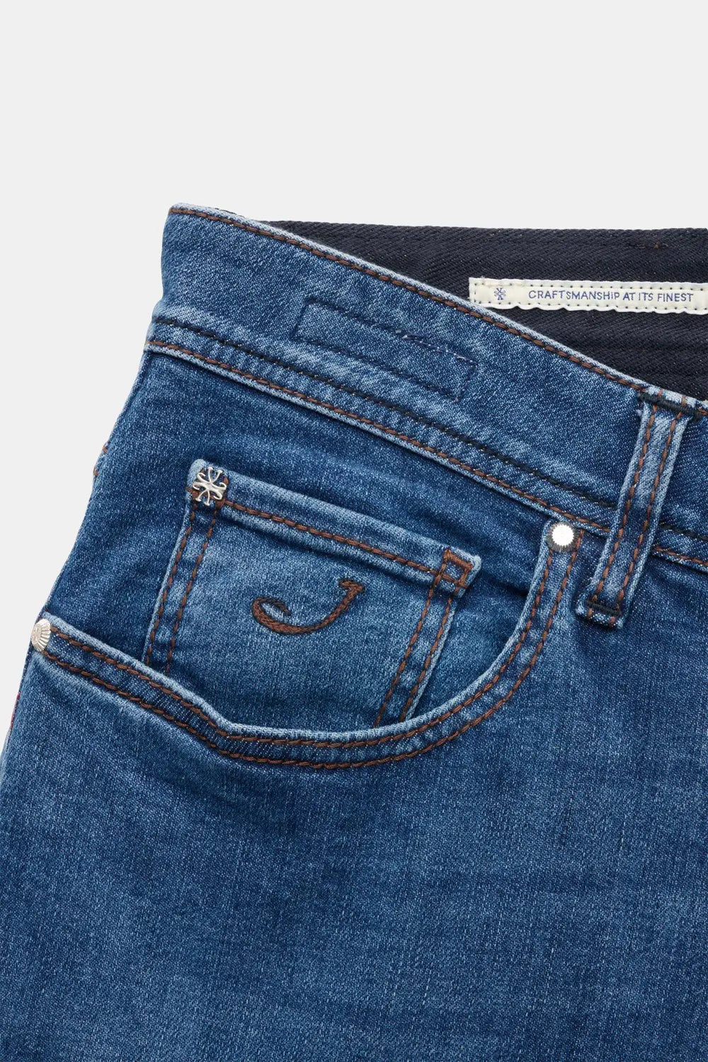 Jacob Cohën Nick LTD Jeans – Blauw-92% katoen, 6% elastomultiester, 1% elastaan-HEREN BROEKEN-Blauw