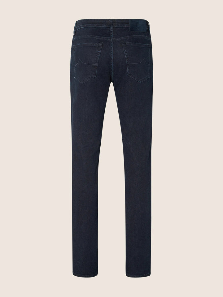 Jacob Cohën Nick Slim 5‑Pocket Jeans – Blauw-81% katoen, 11% lycra, 6% elastisch polyamide, 2% elastaan-HEREN BROEKEN-Blauw