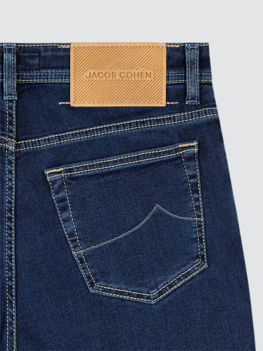 Jacob Cohën Nick Slim Fit 5‑Pocket Jeans – Blauw-81% katoen, 11% lycra, 6% elastisch polyamide, 2% elastaan-HEREN BROEKEN