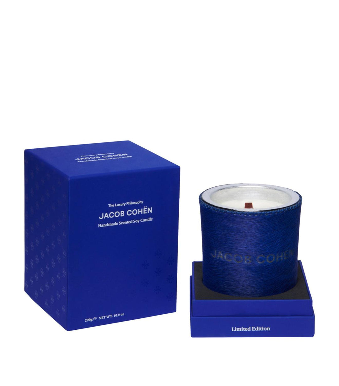 Jacob Cohen Pony candle blue-HEREN ACCESSOIRES-Blauw