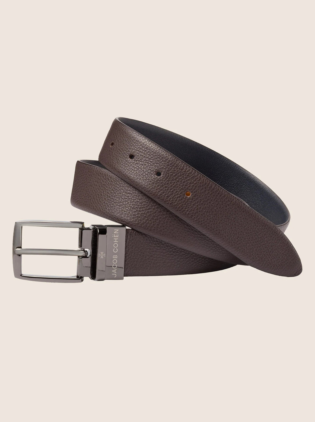 Jacob Cohën Reversible Leren Riem – Bruin-100% leer-HEREN SCHOENEN & RIEMEN-Bruin