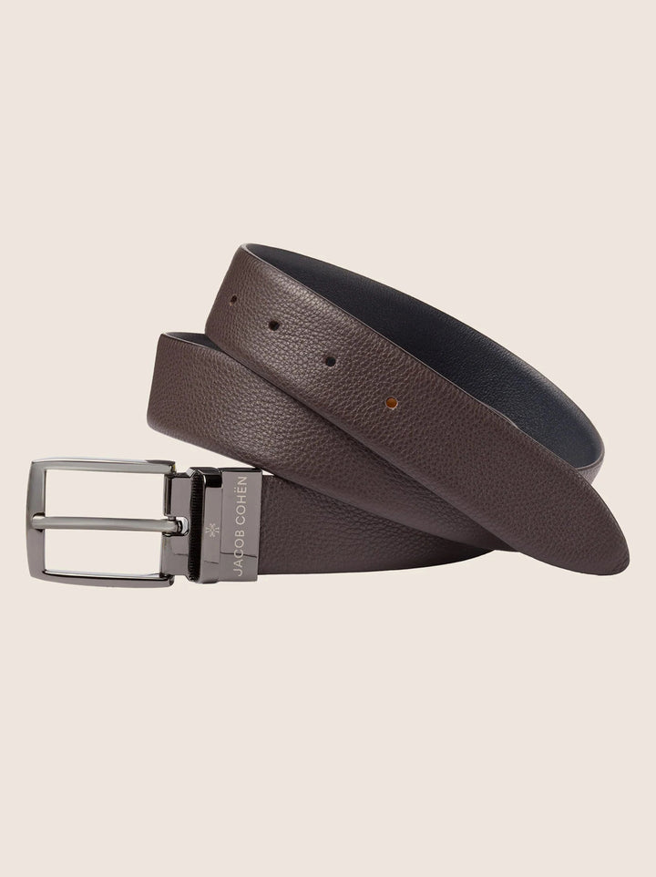 Jacob Cohën Reversible Leren Riem – Bruin-100% leer-HEREN SCHOENEN & RIEMEN-Bruin