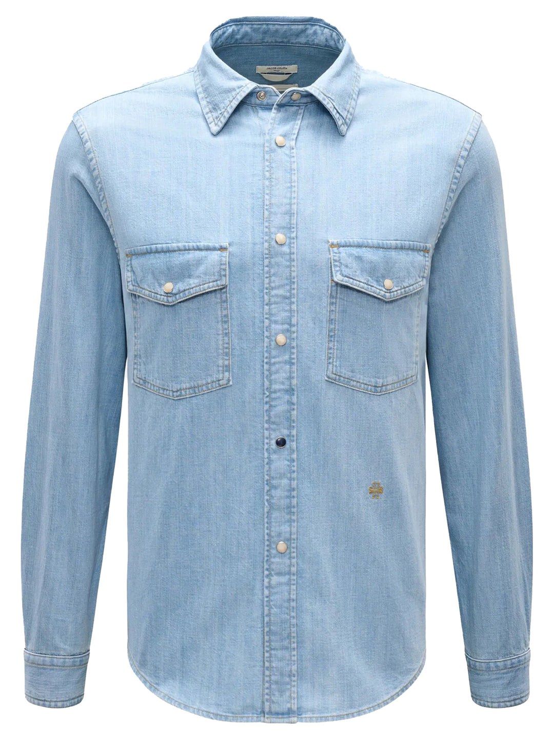 Jacob Cohën Shirt – Blauw-100% katoen-HEREN SHIRTS-Blauw