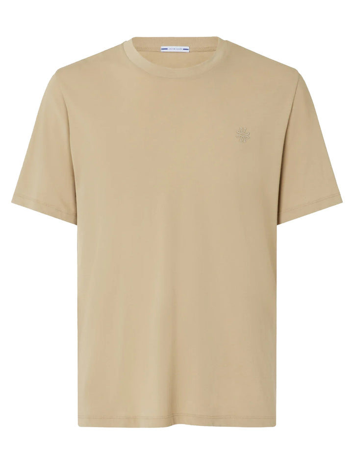 Jacob Cohen T-shirt -100% Katoen-HEREN POLO'S & T-SHIRTS-Beige