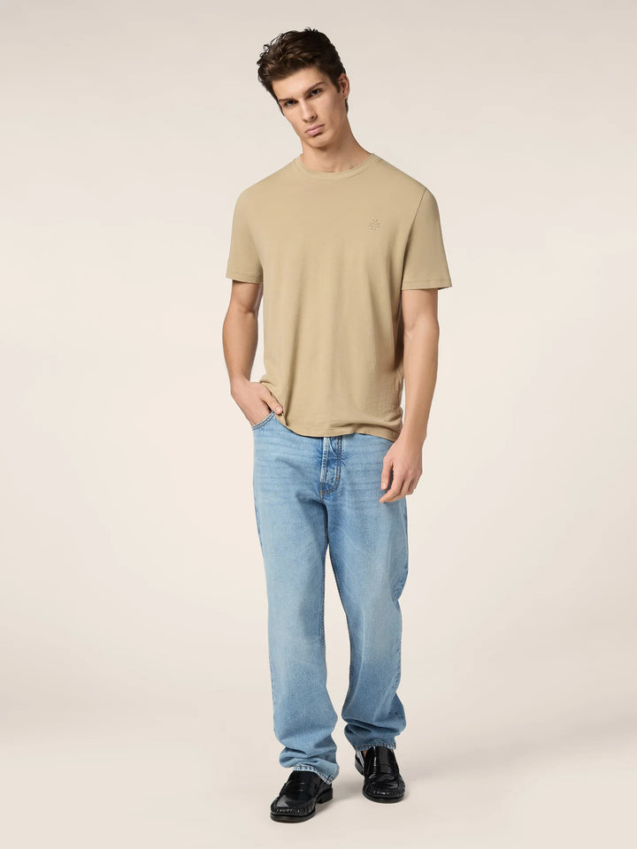 Jacob Cohen T-shirt -100% Katoen-HEREN POLO'S & T-SHIRTS-Beige