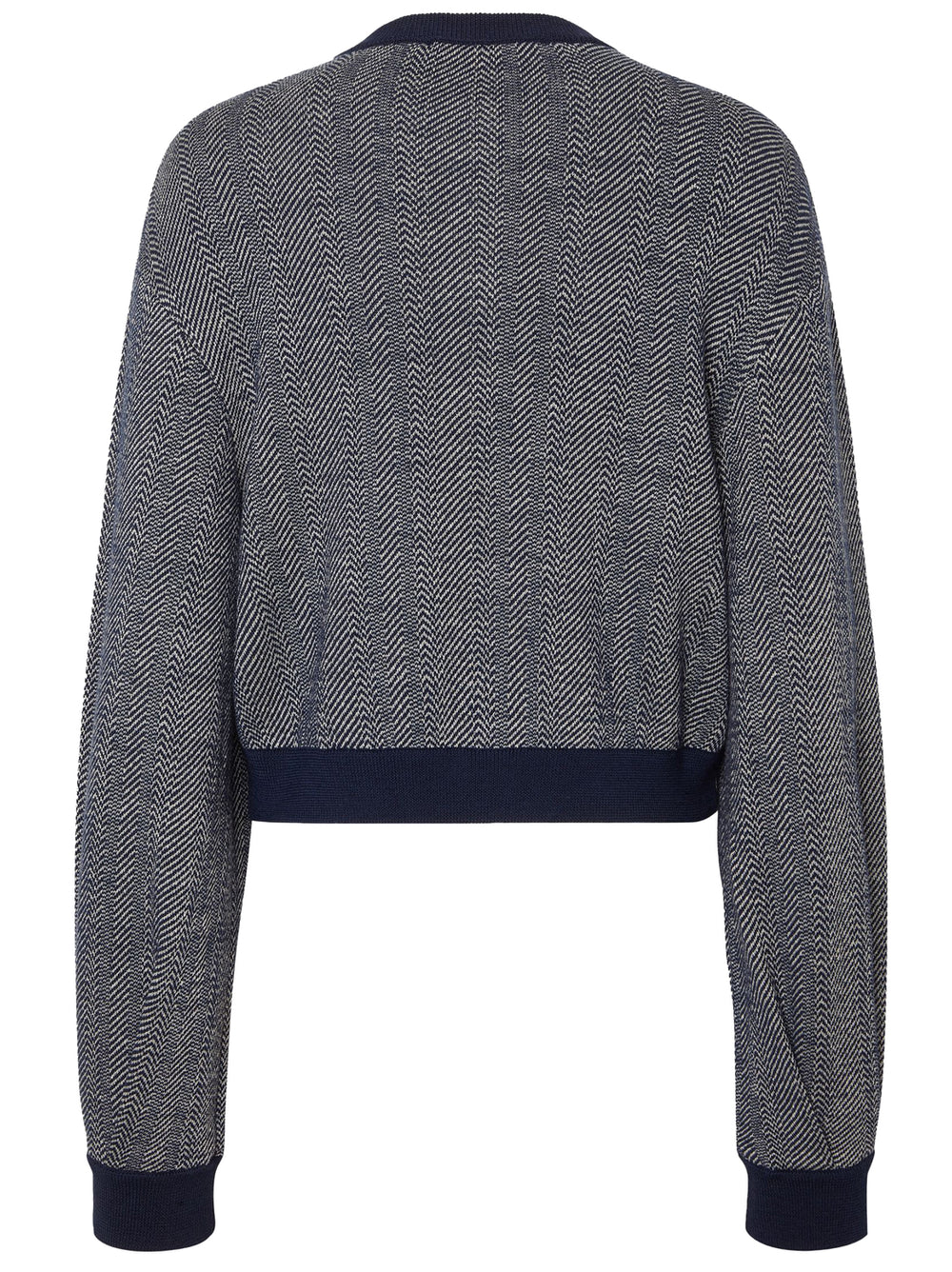 Jacob Cohen wol-linnen vestje-61% Wool<br />39% Linnen-DAMES TRUIEN & VESTEN-Blauw
