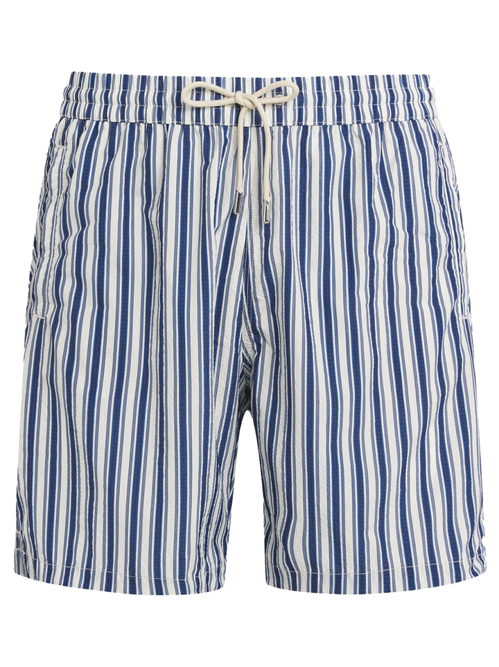 Jacob Cohën Zwembroek – Blauw-63% polyester 37% polyamide-HEREN BROEKEN-Blauw