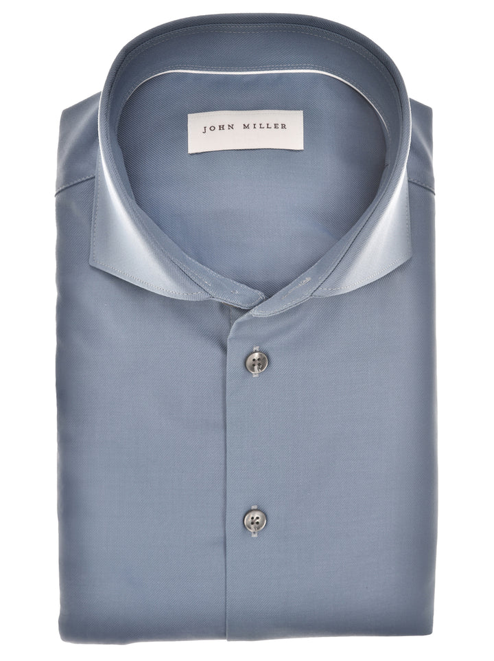 John Miller Business Shirt – Blauw-100% katoen-HEREN SHIRTS-Blauw